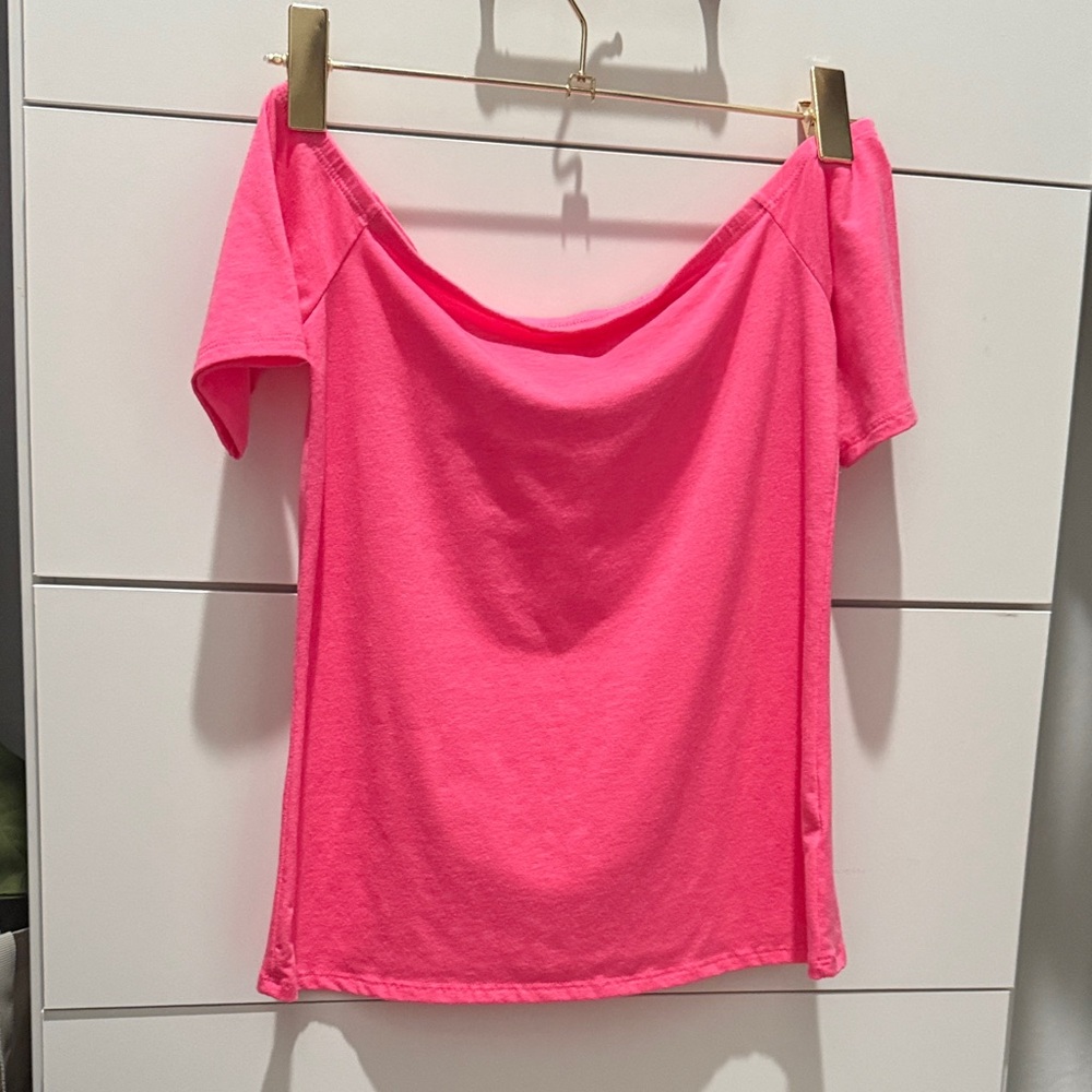 Lilly Pulitzer Pink Off-Shoulder Women's Top